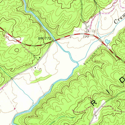 United States Geological Survey Frolona, GA (1964, 24000-Scale) digital map