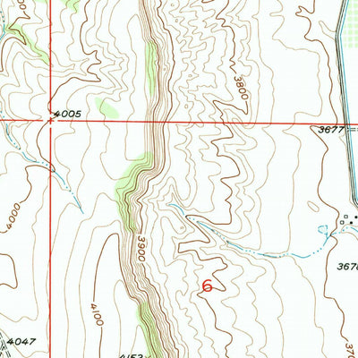 United States Geological Survey Fromberg, MT (1956, 24000-Scale) digital map