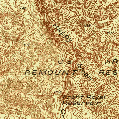 United States Geological Survey Front Royal, VA (1939, 48000-Scale) digital map