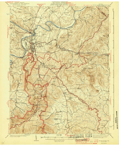 United States Geological Survey Front Royal, VA (1944, 62500-Scale) digital map