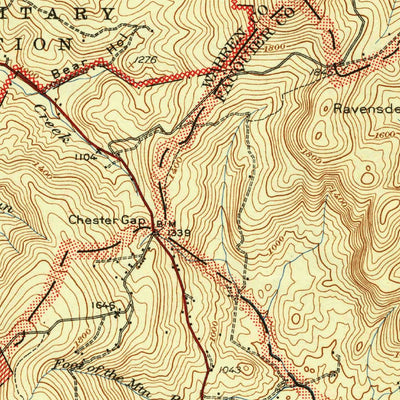 United States Geological Survey Front Royal, VA (1944, 62500-Scale) digital map
