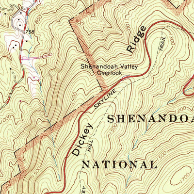 United States Geological Survey Front Royal, VA (1967, 24000-Scale) digital map