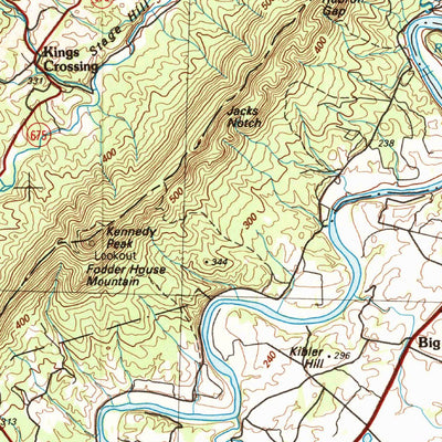 United States Geological Survey Front Royal, VA-WV (1986, 100000-Scale) digital map