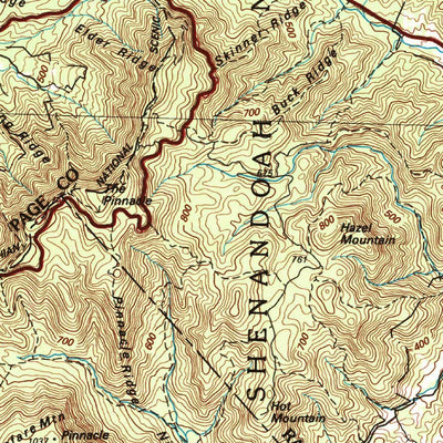 United States Geological Survey Front Royal, VA-WV (1986, 100000-Scale) digital map