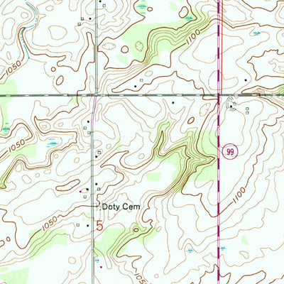 United States Geological Survey Frontier, MI (1959, 24000-Scale) digital map