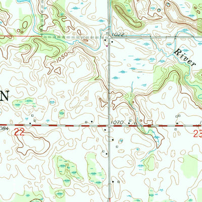 United States Geological Survey Frontier, MI (1959, 24000-Scale) digital map
