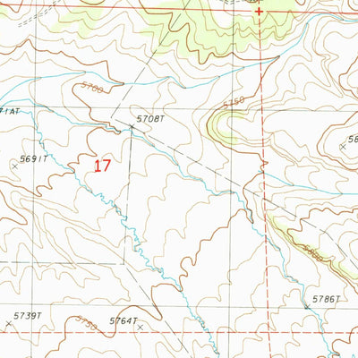 United States Geological Survey Frost Creek, NV (1985, 24000-Scale) digital map