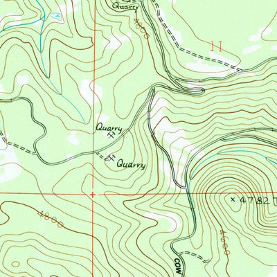 United States Geological Survey Frost Mountain, WA (1985, 24000-Scale) digital map