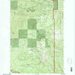 United States Geological Survey Frost Mountain, WA (1992, 24000-Scale) digital map