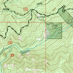 United States Geological Survey Frost Mountain, WA (1992, 24000-Scale) digital map