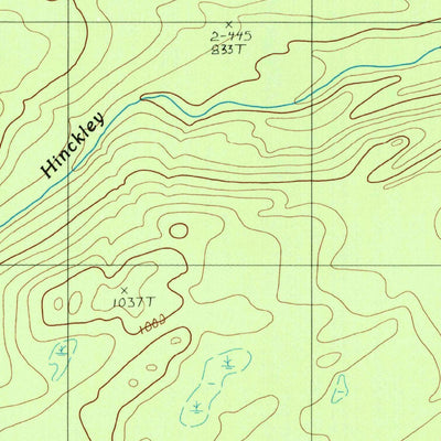 United States Geological Survey Frost Pond, ME (1988, 24000-Scale) digital map