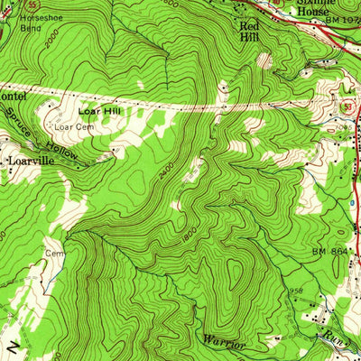 United States Geological Survey Frostburg, MD-WV-PA (1950, 62500-Scale) digital map