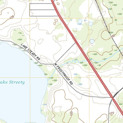 United States Geological Survey Frostproof, FL (2021, 24000-Scale) digital map