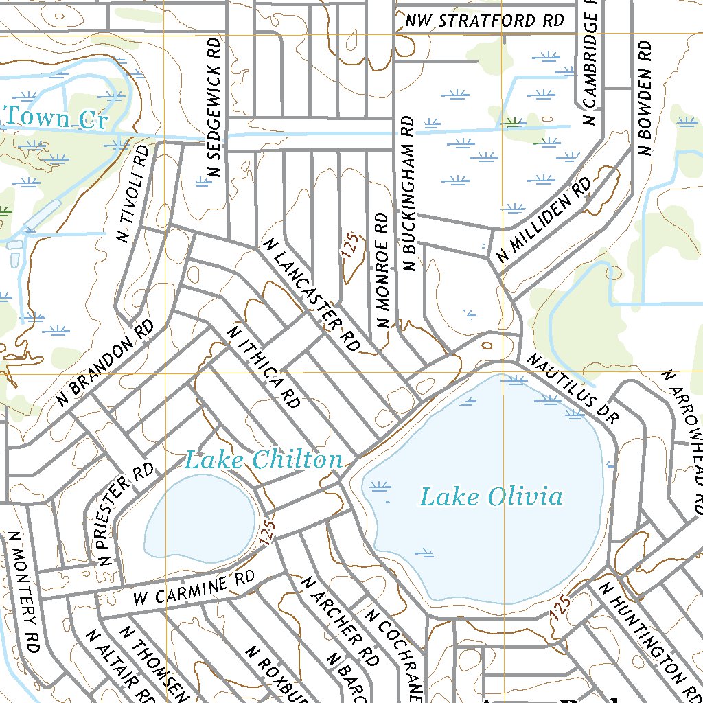 Frostproof, FL (2021, 24000-Scale) Map by United States Geological ...
