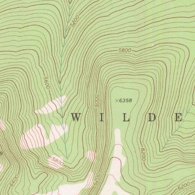 United States Geological Survey Frosty Creek, WA (1969, 24000-Scale) digital map