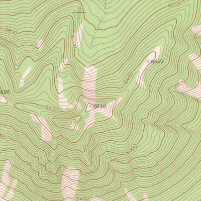 United States Geological Survey Frosty Creek, WA (1969, 24000-Scale) digital map