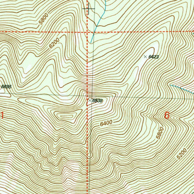 United States Geological Survey Frosty Creek, WA (2002, 24000-Scale) digital map