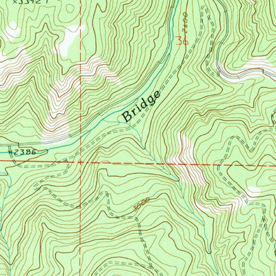United States Geological Survey Frosty Meadow, WA (1989, 24000-Scale) digital map