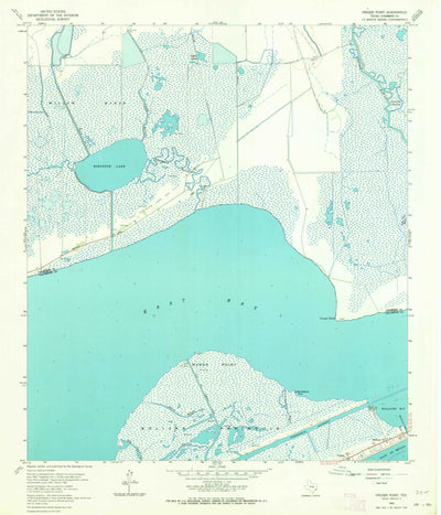 United States Geological Survey Frozen Point, TX (1962, 24000-Scale) digital map