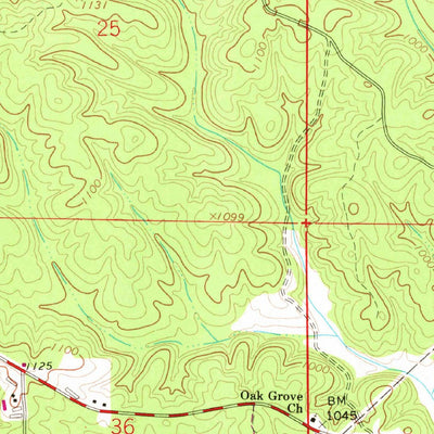 United States Geological Survey Fruithurst, AL (1966, 24000-Scale) digital map