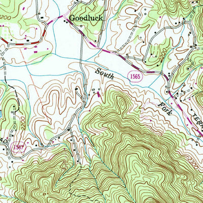 United States Geological Survey Fruitland, NC (1965, 24000-Scale) digital map