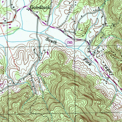 United States Geological Survey Fruitland, NC (1997, 24000-Scale) digital map