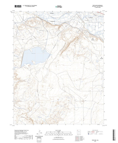 United States Geological Survey Fruitland, NM (2023, 24000-Scale) digital map