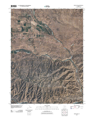 United States Geological Survey Fruitland, UT (2010, 24000-Scale) digital map