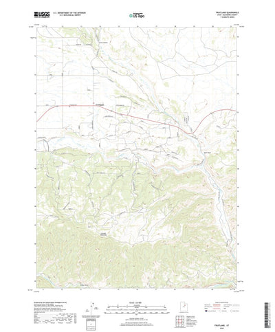 United States Geological Survey Fruitland, UT (2020, 24000-Scale) digital map