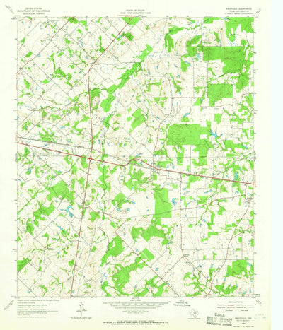 United States Geological Survey Fruitvale, TX (1962, 24000-Scale) digital map