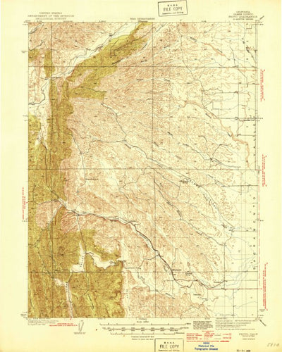 United States Geological Survey Fruto, CA (1944, 62500-Scale) digital map