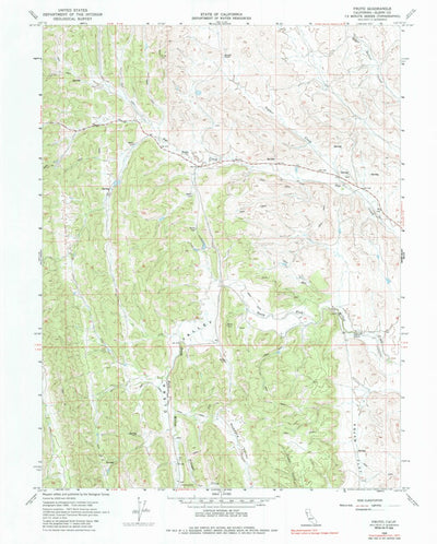 United States Geological Survey Fruto, CA (1968, 24000-Scale) digital map