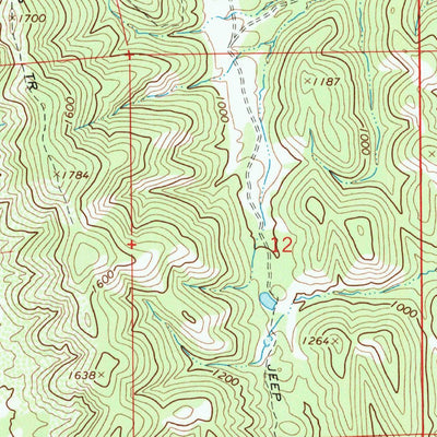United States Geological Survey Fruto, CA (1968, 24000-Scale) digital map