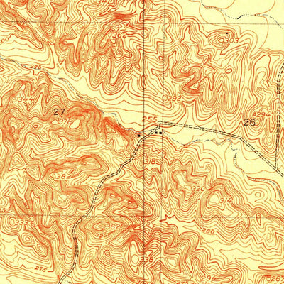 United States Geological Survey Fruto NE, CA (1904, 31680-Scale) digital map