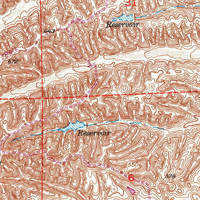 United States Geological Survey Fruto NE, CA (1952, 24000-Scale) digital map