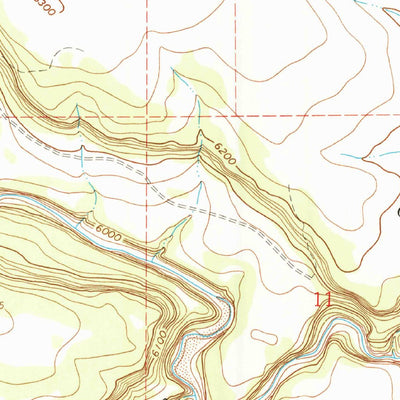 United States Geological Survey Frutosa Lake, NM (1964, 24000-Scale) digital map