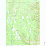 United States Geological Survey Fry Meadow, OR (1967, 24000-Scale) digital map