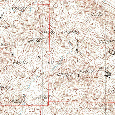United States Geological Survey Fry Mountains, CA (1982, 24000-Scale) digital map