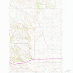 United States Geological Survey Fryburg NE, ND (1962, 24000-Scale) digital map