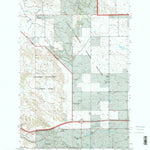 United States Geological Survey Fryburg NE, ND (1997, 24000-Scale) digital map