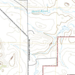 United States Geological Survey Fryburg NE, ND (2020, 24000-Scale) digital map