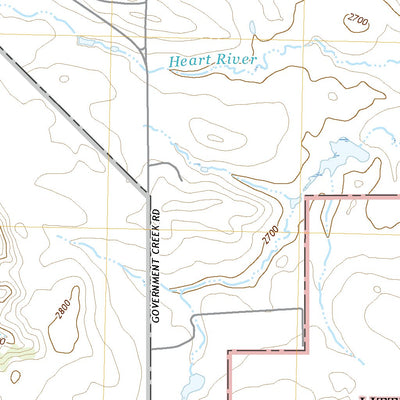 United States Geological Survey Fryburg NE, ND (2020, 24000-Scale) digital map