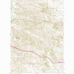 United States Geological Survey Fryburg NW, ND (1962, 24000-Scale) digital map