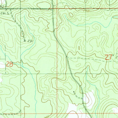 United States Geological Survey Fryeburg, LA (1986, 24000-Scale) digital map