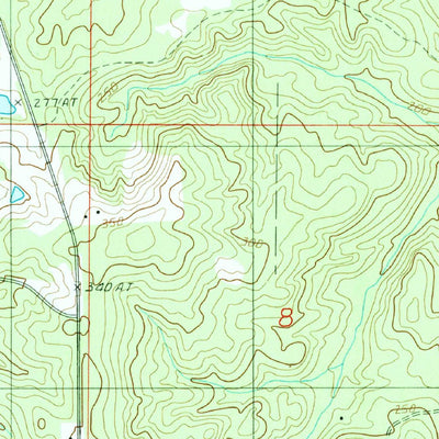 United States Geological Survey Fryeburg, LA (1986, 24000-Scale) digital map