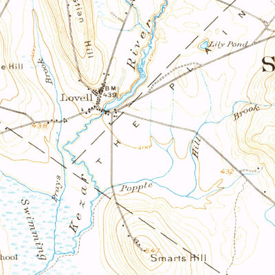 United States Geological Survey Fryeburg, ME-NH (1911, 62500-Scale) digital map