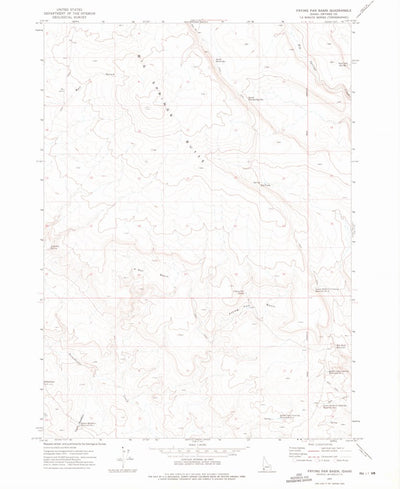 United States Geological Survey Frying Pan Basin, ID (1972, 24000-Scale) digital map