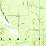 United States Geological Survey Fuego Mountain, OR (1988, 24000-Scale) digital map