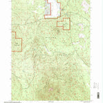 United States Geological Survey Fuego Mountain, OR (1998, 24000-Scale) digital map