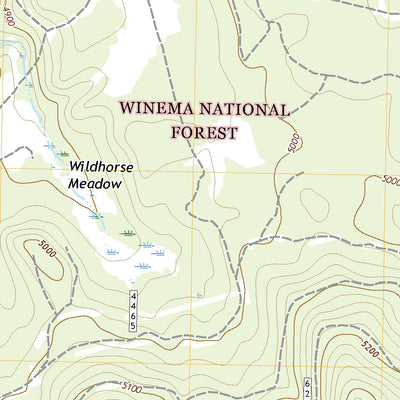 United States Geological Survey Fuego Mountain, OR (2020, 24000-Scale) digital map